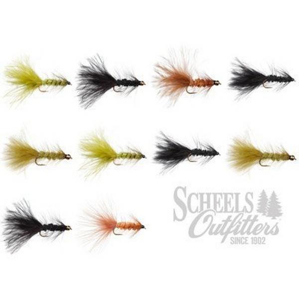 SCHEELS OUTFITTERS Assorted Classic Woolly Bugger Fly Variety Pack