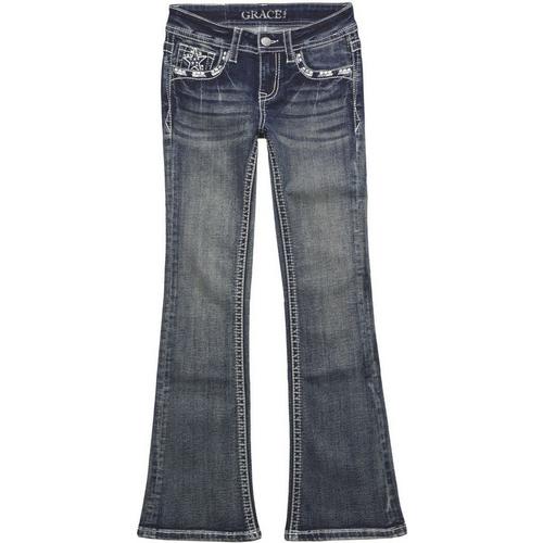 Girls' Grace In LA Star Classic Bootcut Jeans - Primary Image