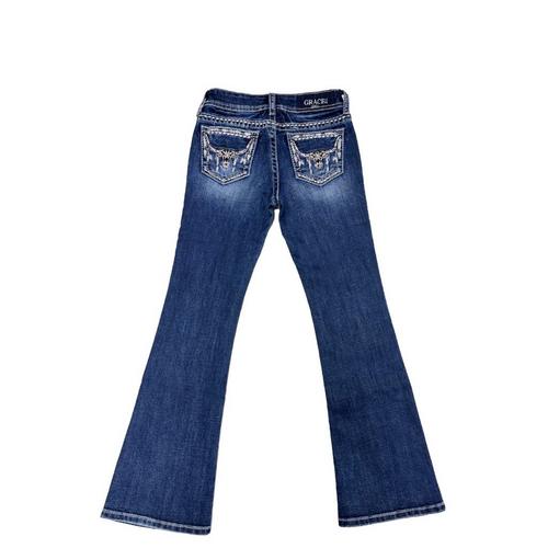 Girls' Grace In LA Steer Original Bootcut Jeans - Primary Image