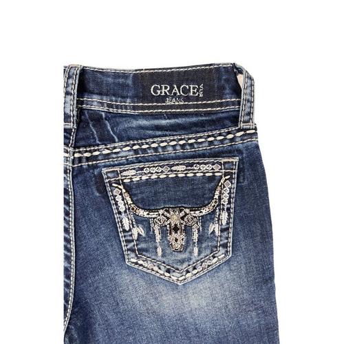 Girls' Grace In LA Steer Original Bootcut Jeans - Primary Image