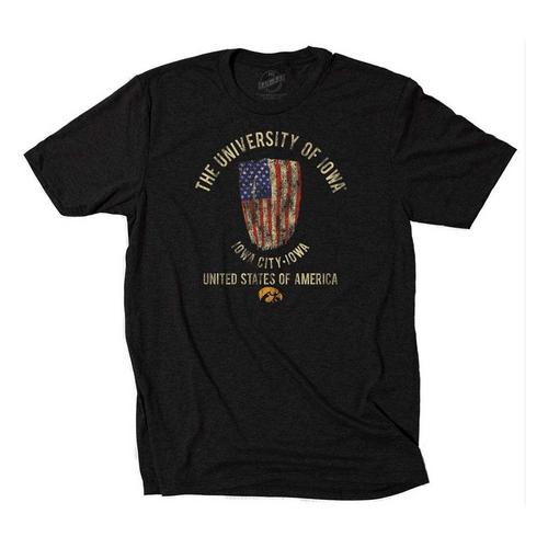 Rah-Rah Iowa Hawkeyes USA T-Shirt - Primary Image
