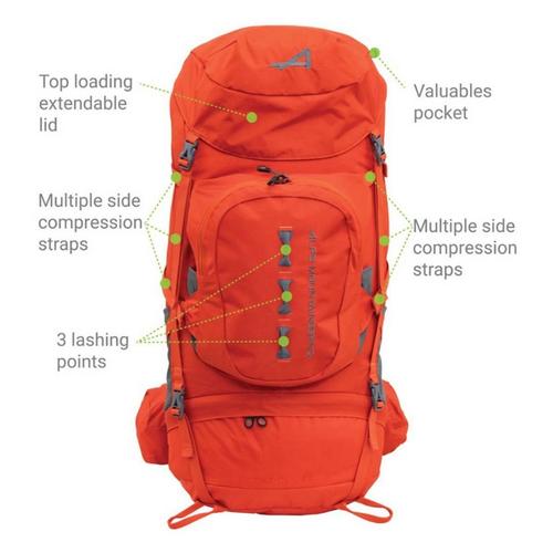 ALPS Mountaineering Red Tail 65 Backpacking Backpack - Primary Image