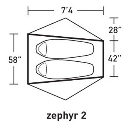 ALPS Mountaineering Zephyr 2 Person Tent - Primary Image