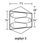 ALPS Mountaineering Zephyr 3 Person Tent - Thumbnail 6 of 7