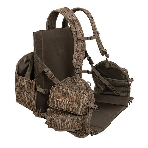 Men's ALPS OutdoorZ Impact Turkey Hunting Vest Standard Mossy Oak Bottomlands