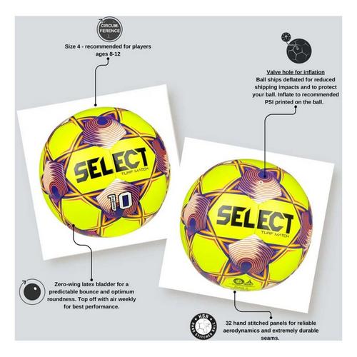 SELECT Numero 10 Turf Match NFHS Soccer Ball - Primary Image