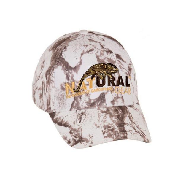 NATGEAR Men's   Camo Hunting Adjustable Hat  Snow