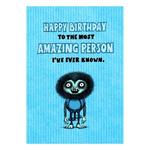 Bald Guy Greetings Most Amazing Person Card - Thumbnail 1 of 2