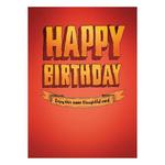 Bald Guy Greetings Pretend To Read Birthday Card - Thumbnail 1 of 3