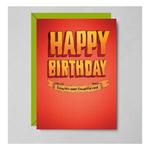 Bald Guy Greetings Pretend To Read Birthday Card - Thumbnail 3 of 3