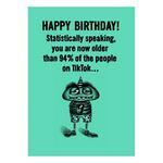 Bald Guy Greetings Tik Tok (OG) Birthday Card - Thumbnail 1 of 3