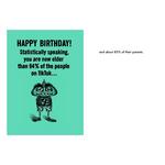 Bald Guy Greetings Tik Tok (OG) Birthday Card - Thumbnail 2 of 3