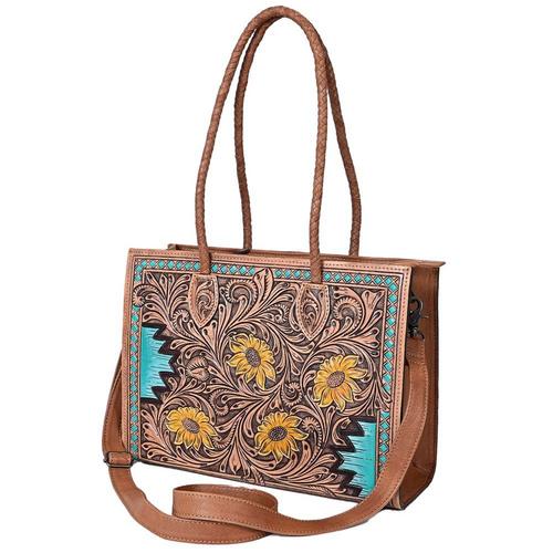 American Darling Hand Tooled Floral Shoulder Bag - Primary Image