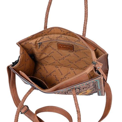 American Darling Hand Tooled Floral Shoulder Bag - Primary Image