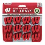 Masterpieces Puzzle Co. Wisconsin Badgers Ice Tray 2 Pack - Thumbnail 2 of 2