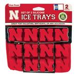 Masterpieces Puzzle Co. Nebraska Cornhuskers Ice Tray 2 Pack - Thumbnail 1 of 2