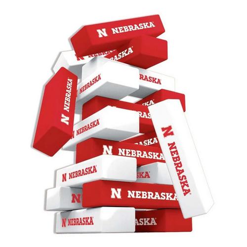 Masterpieces Puzzle Co. Nebraska Cornhuskers Tumble Tower Game - Primary Image