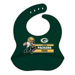 Masterpieces Puzzle Co. Green Bay Packers Silicone Bib - Thumbnail 1 of 2