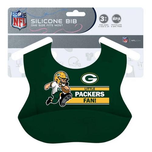 Masterpieces Puzzle Co. Green Bay Packers Silicone Bib - Primary Image