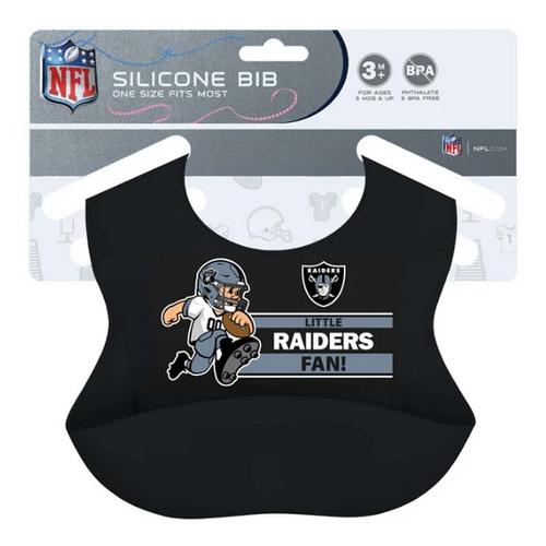 Masterpieces Puzzle Co. Las Vegas Raiders Silicone Bib - Primary Image
