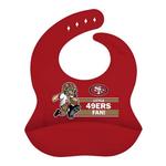 Masterpieces Puzzle Co. San Francisco 49ers Silicone Bib - Thumbnail 1 of 2
