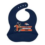 Masterpieces Puzzle Co. Denver Broncos Silicone Bib - Thumbnail 1 of 2