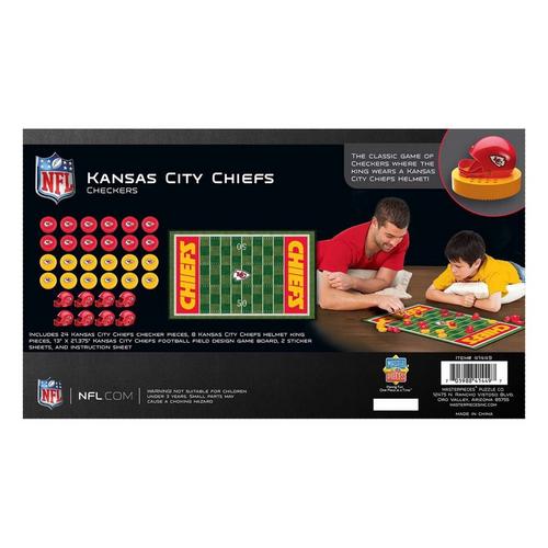 Masterpieces Puzzle Co. Kansas City Chiefs Checkers - Primary Image