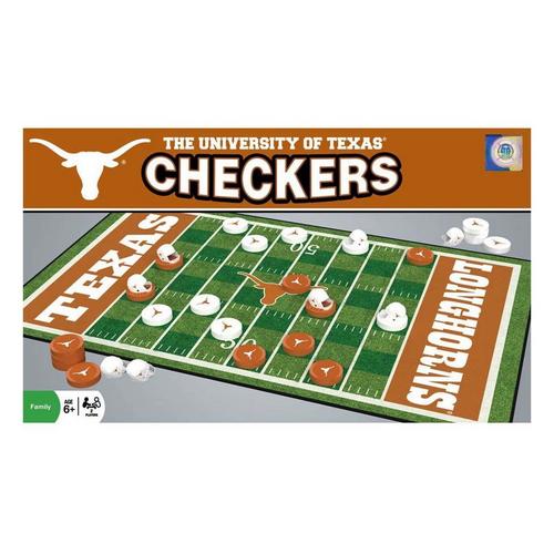 Masterpieces Puzzle Co. Texas Longhorns Checkers Game - Primary Image