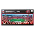 Masterpieces Puzzle Co. San Francisco 49ers 1000pc Panoramic Puzzle - Thumbnail 1 of 2