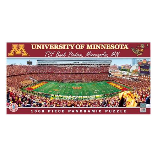Masterpieces Puzzle Co Minnesota Golden Gophers 1000pc. Panoramic Puzzle - Primary Image