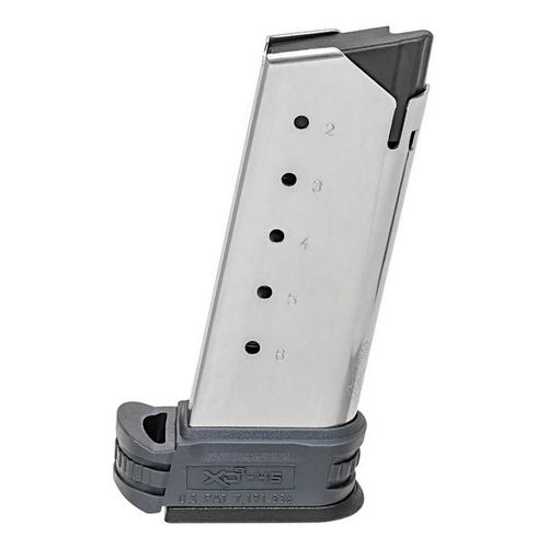 Springfield Armory XD-S Tactical Grey .45 ACP 6rd Extended Magazine - Primary Image