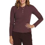 Women's Fundamental Coast PCH Waffle Knit Long Sleeve Henley - Thumbnail 1 of 3