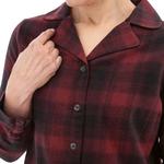 Women's Old Ranch Plaid Night 24 Long Sleeve Button Up Shirt - Thumbnail 3 of 4