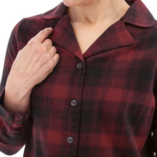 Women's Old Ranch Plaid Night 24 Long Sleeve Button Up Shirt - Primary Image