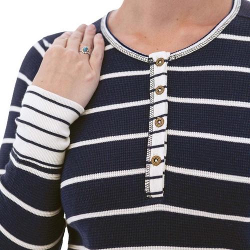 Women's Aventura Nicole Long Sleeve Henley - Primary Image