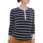 Women's Aventura Nicole Long Sleeve Henley - Thumbnail 3 of 5
