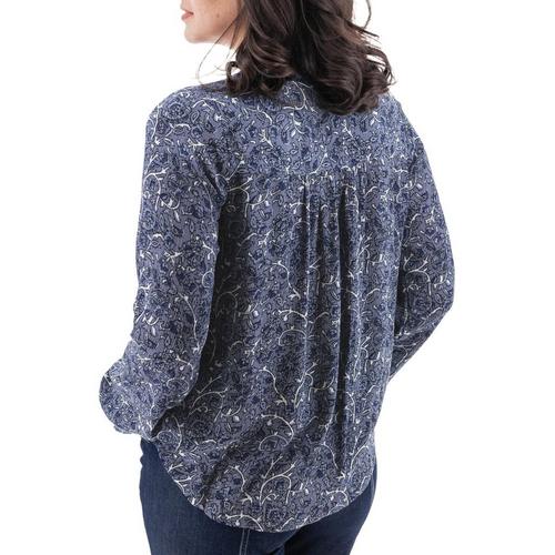 Women's Aventura Autumn Long Sleeve V-Neck Blouse - Primary Image