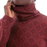 Women's Old Ranch Mariela Print Turtleneck Pullover Sweater - Thumbnail 3 of 4
