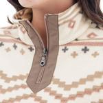 Women's Old Ranch Lucy Print 1/4 Zip Pullover - Thumbnail 2 of 4