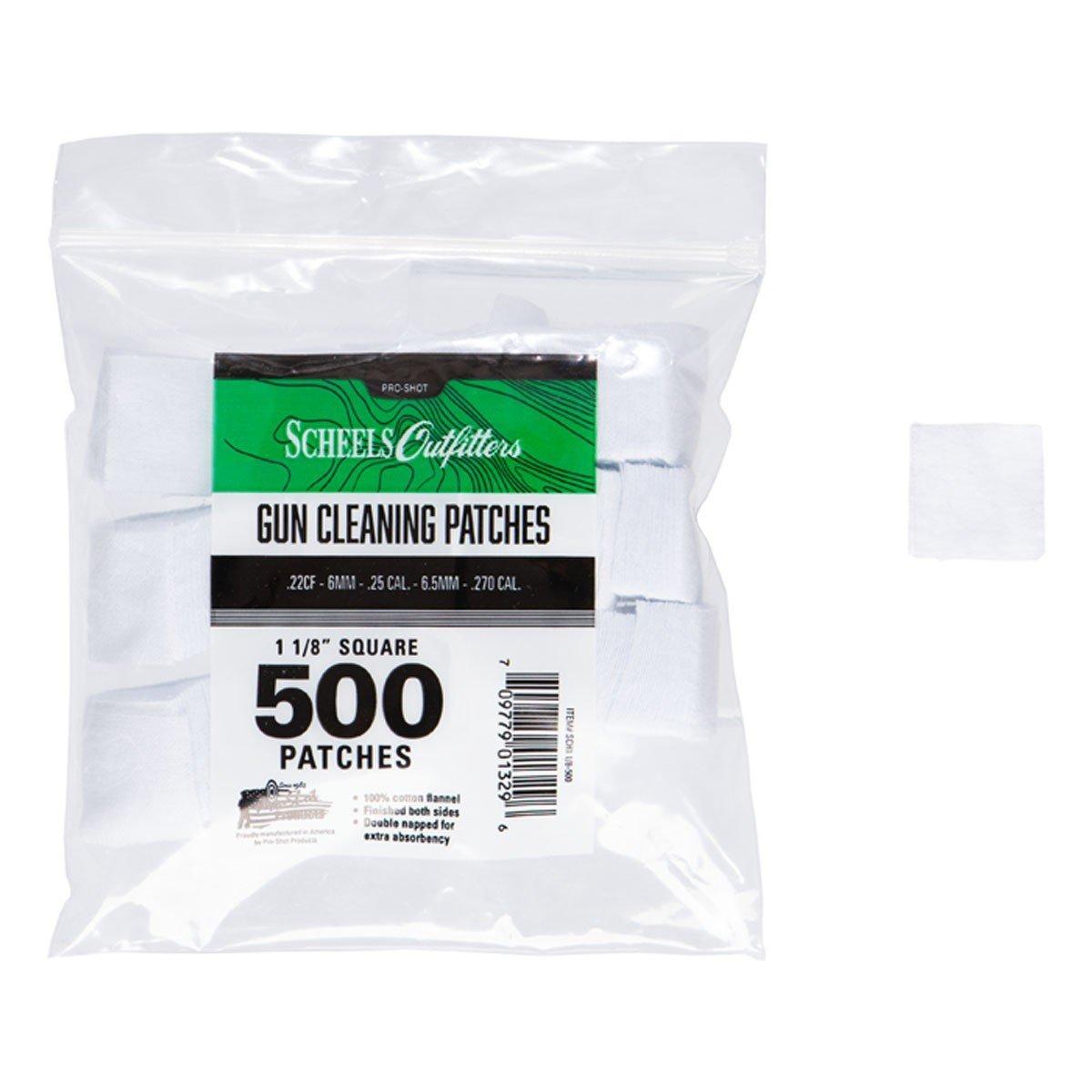 Scheels Outfitters 100% Cotton Flannel Square Cleaning Patches - Scheels Outfitters