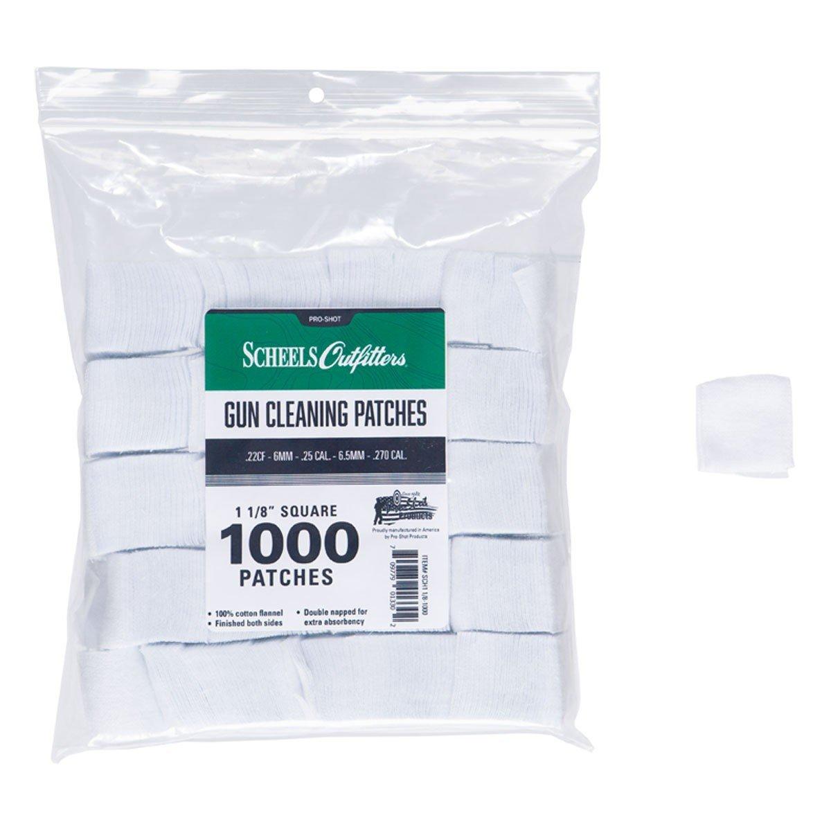 Scheels Outfitters 100% Cotton Flannel Square Cleaning Patches - Scheels Outfitters
