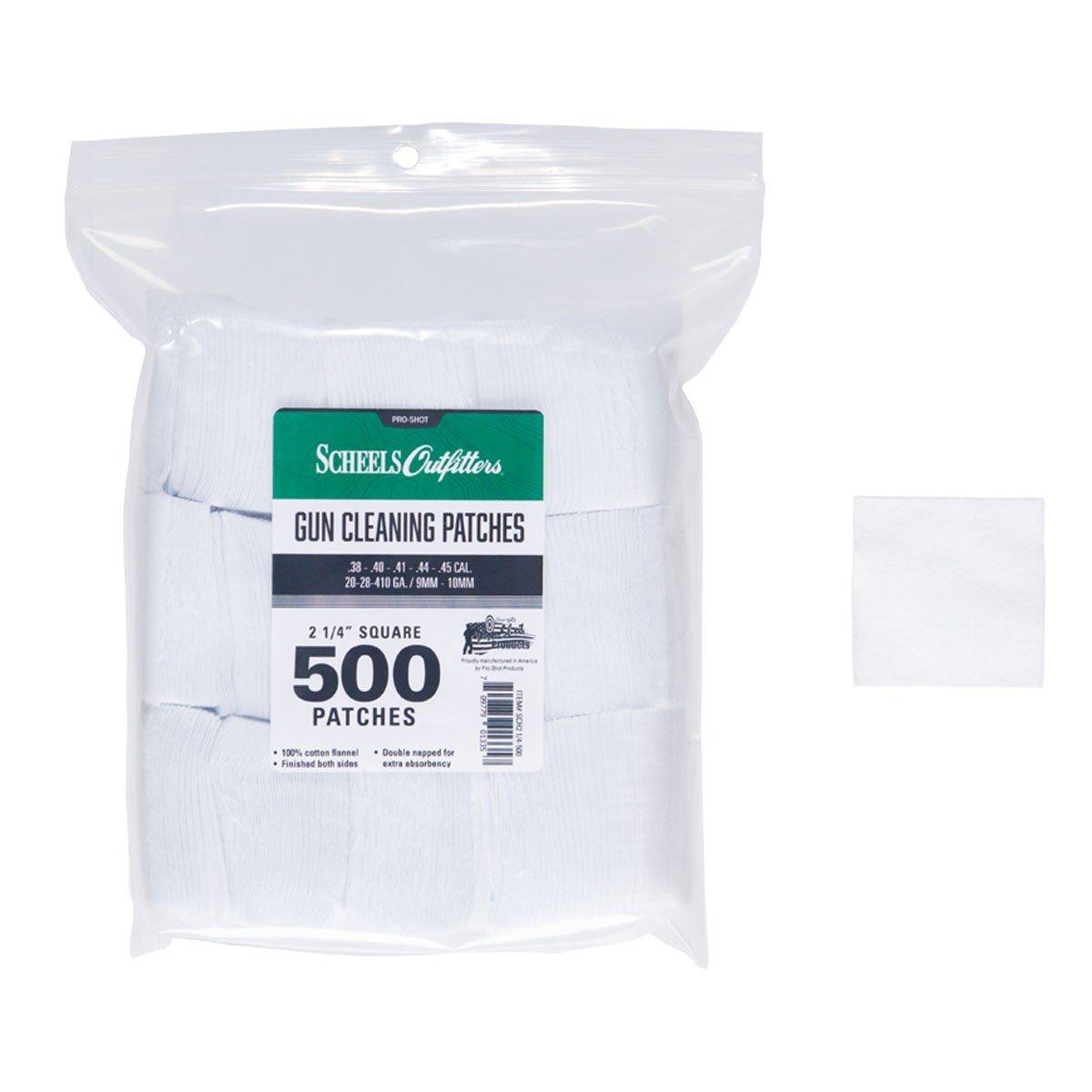 Scheels Outfitters 100% Cotton Flannel Square Cleaning Patches - Scheels Outfitters