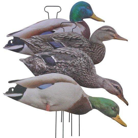Higdon FLATS Mallard Duck Silhouette Decoys 12 Pack - Higdon