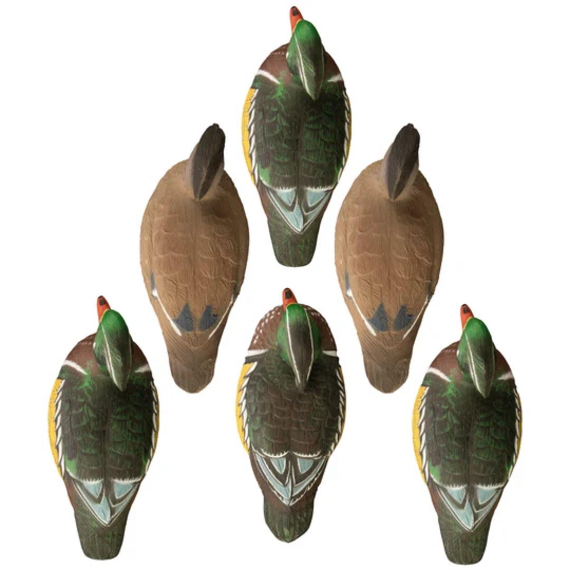 Higdon Standard Foam Filled Wood Duck Decoys 6 Pack