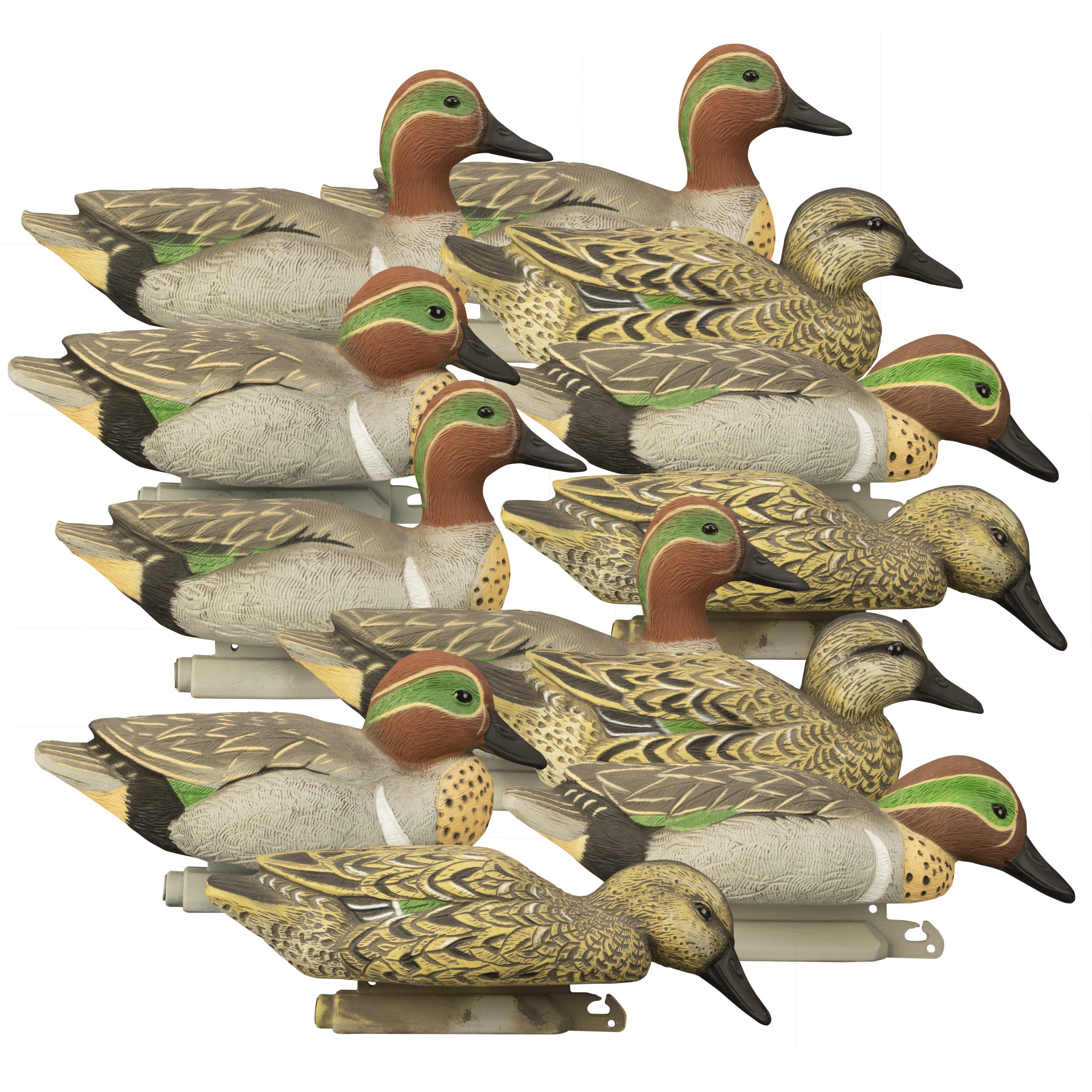 Higdon Standard Green Wing Teal Foam Filled (12pk) - Higdon
