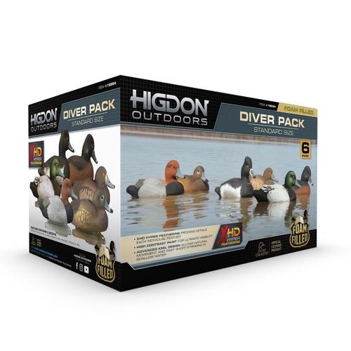 Higdon Standard Diver Decoy Foam Filled 6 Pack - Primary Image