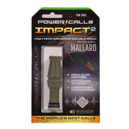 Power Calls Impact2 OD Green Poly Duck Call - Primary Image
