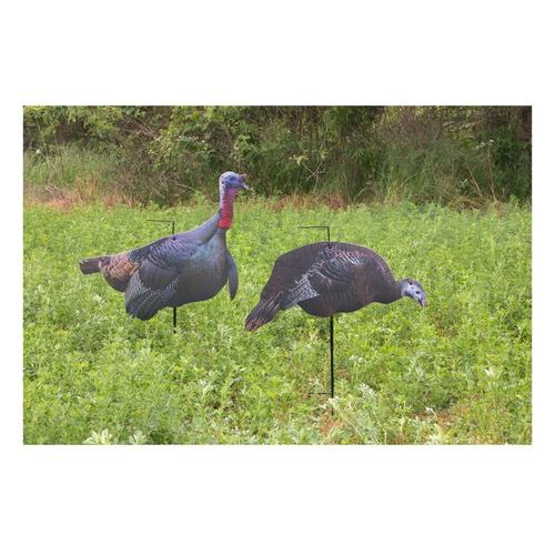 Higdon Flex Turkey Tom and Hen Sihouette Turkey Decoy - Primary Image