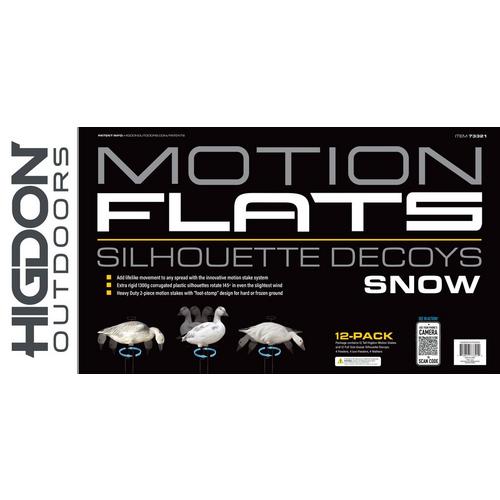 Higdon FLATS Snow/Juvy Goose Motion Silhouette Decoys 12pk - Primary Image