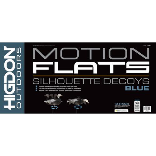 Higdon FLATS Blue Goose Motion Silhouette Decoys 12pk - Primary Image